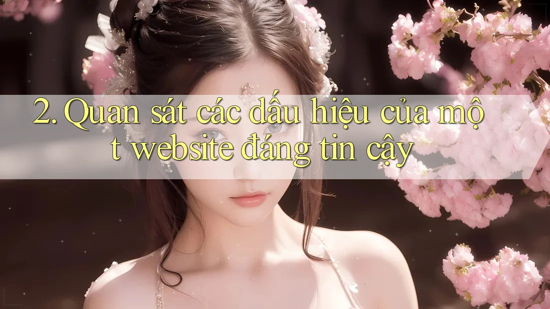 2. Quan sát các dấu hiệu của một website đáng tin cậy 2. Quan sát các dấu hiệu của một website đáng tin cậy