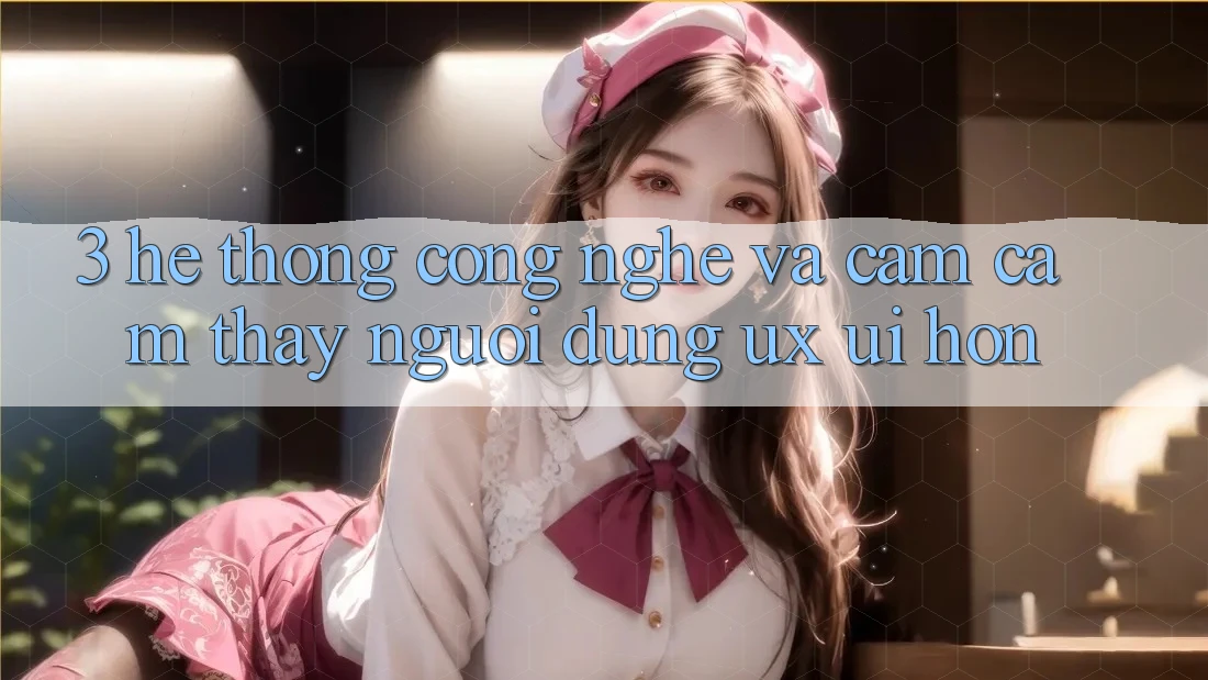 3. Hệ thống công nghệ và Cảm cảm thấy người dùng (UX/UI) hơn 3. Hệ thống công nghệ và Cảm cảm thấy người dùng (UX/UI) hơn