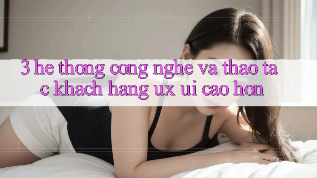 3. Hệ thống công nghệ và Thao tác khách hàng (UX/UI) cao hơn 3. Hệ thống công nghệ và Thao tác khách hàng (UX/UI) cao hơn