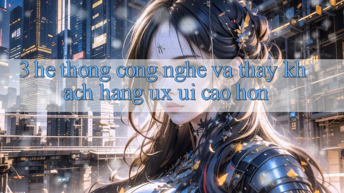 3. Hệ thống công nghệ và Thấy khách hàng (UX/UI) cao hơn