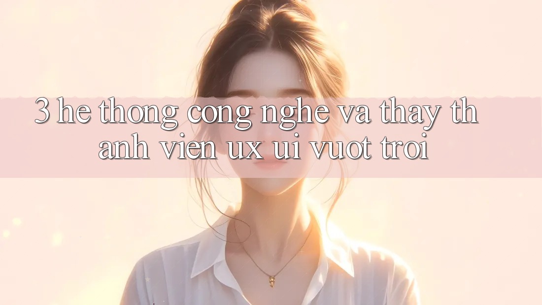 3. Hệ thống công nghệ và Thấy thành viên (UX/UI) vượt trội