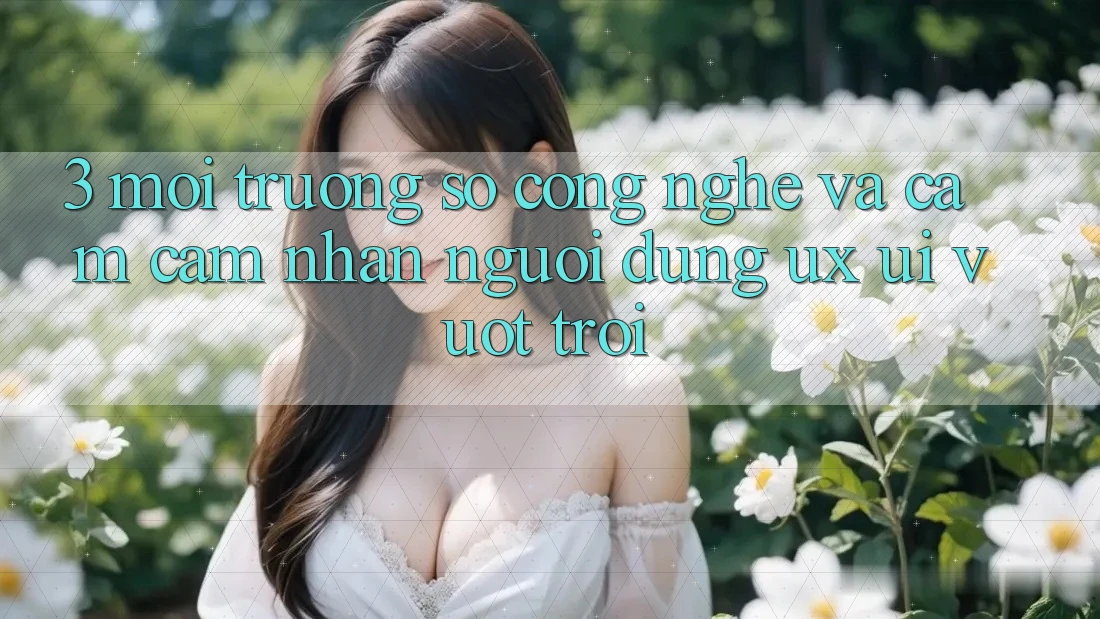 3. Môi trường số công nghệ và Cảm cảm nhận người dùng (UX/UI) vượt trội