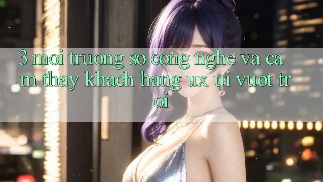 3. Môi trường số công nghệ và Cảm thấy khách hàng (UX/UI) vượt trội 3. Môi trường số công nghệ và Cảm thấy khách hàng (UX/UI) vượt trội