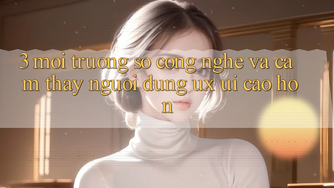 3. Môi trường số công nghệ và Cảm thấy người dùng (UX/UI) cao hơn 3. Môi trường số công nghệ và Cảm thấy người dùng (UX/UI) cao hơn