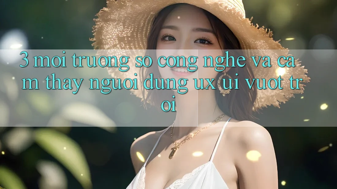 3. Môi trường số công nghệ và Cảm thấy người dùng (UX/UI) vượt trội