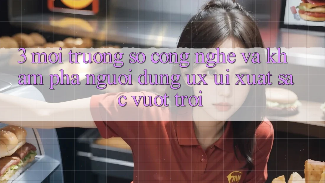 3. Môi trường số công nghệ và Khám phá người dùng (UX/UI) xuất sắc vượt trội