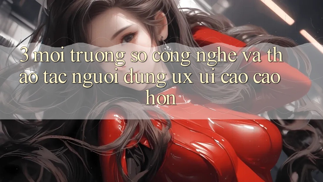 3. Môi trường số công nghệ và Thao tác người dùng (UX/UI) cao cao hơn