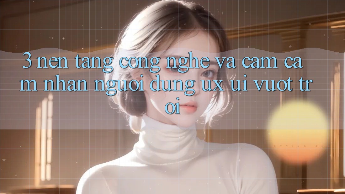 3. Nền tảng công nghệ và Cảm cảm nhận người dùng (UX/UI) vượt trội 3. Nền tảng công nghệ và Cảm cảm nhận người dùng (UX/UI) vượt trội