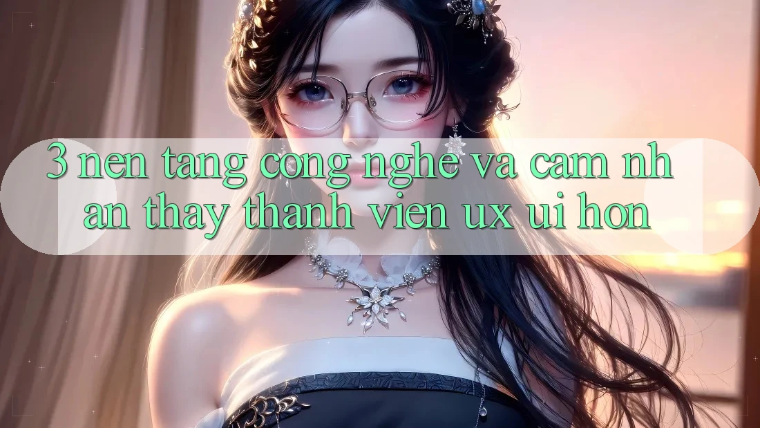 3. Nền tảng công nghệ và Cảm nhận thấy thành viên (UX/UI) hơn