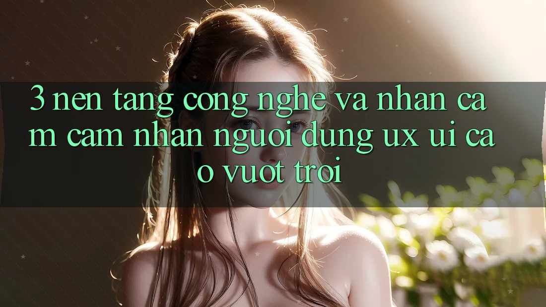 3. Nền tảng công nghệ và Nhận cảm cảm nhận người dùng (UX/UI) cao vượt trội
