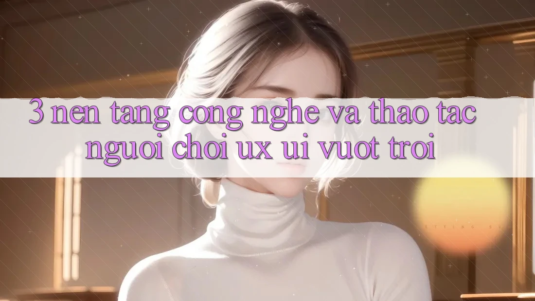 3. Nền tảng công nghệ và Thao tác người chơi (UX/UI) vượt trội 3. Nền tảng công nghệ và Thao tác người chơi (UX/UI) vượt trội