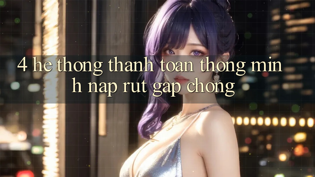 4. Hệ thống thanh toán thông minh, nạp rút gấp chóng 4. Hệ thống thanh toán thông minh, nạp rút gấp chóng