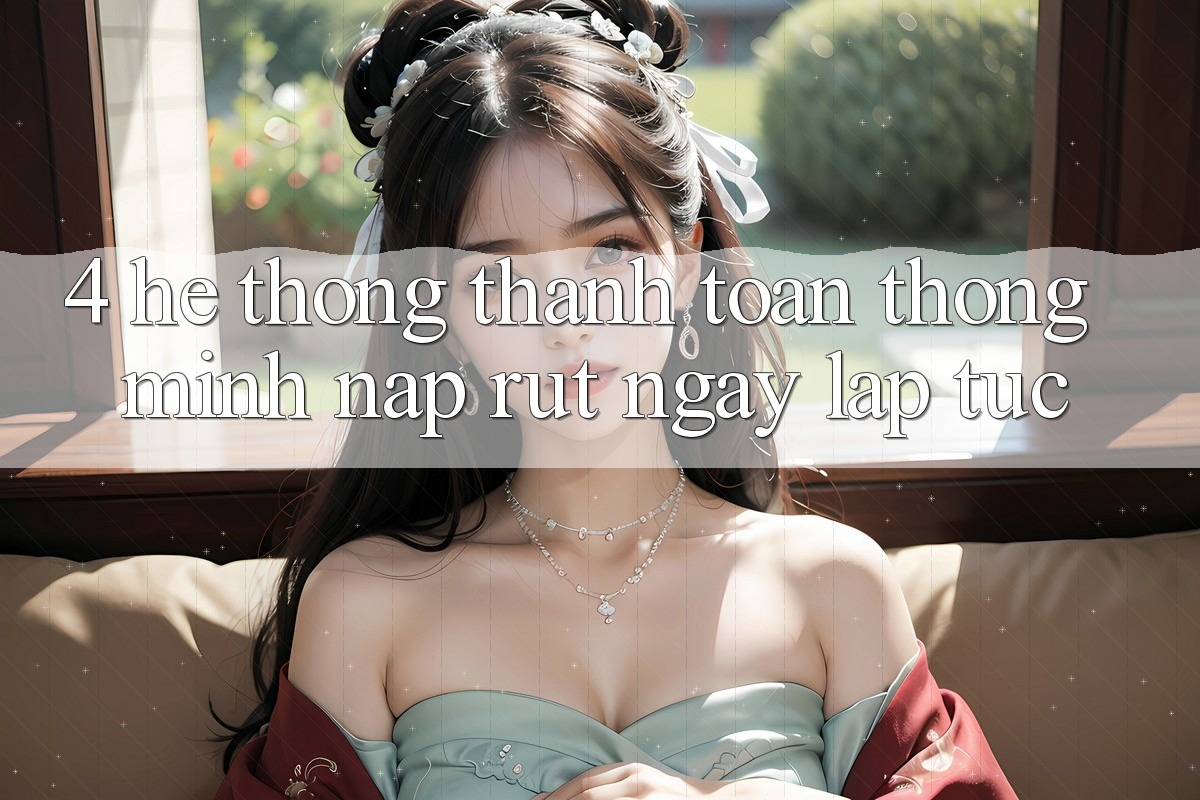 4. Hệ thống thanh toán thông minh, nạp rút ngay lập tức