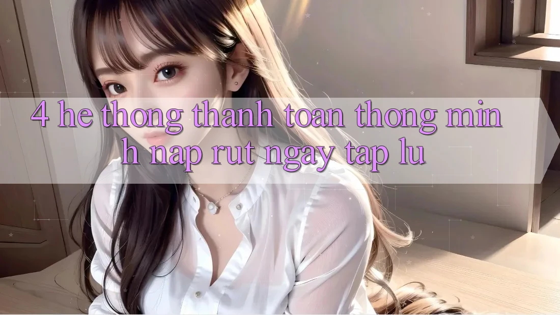 4. Hệ thống thanh toán thông minh, nạp rút ngay tắp lự 4. Hệ thống thanh toán thông minh, nạp rút ngay tắp lự