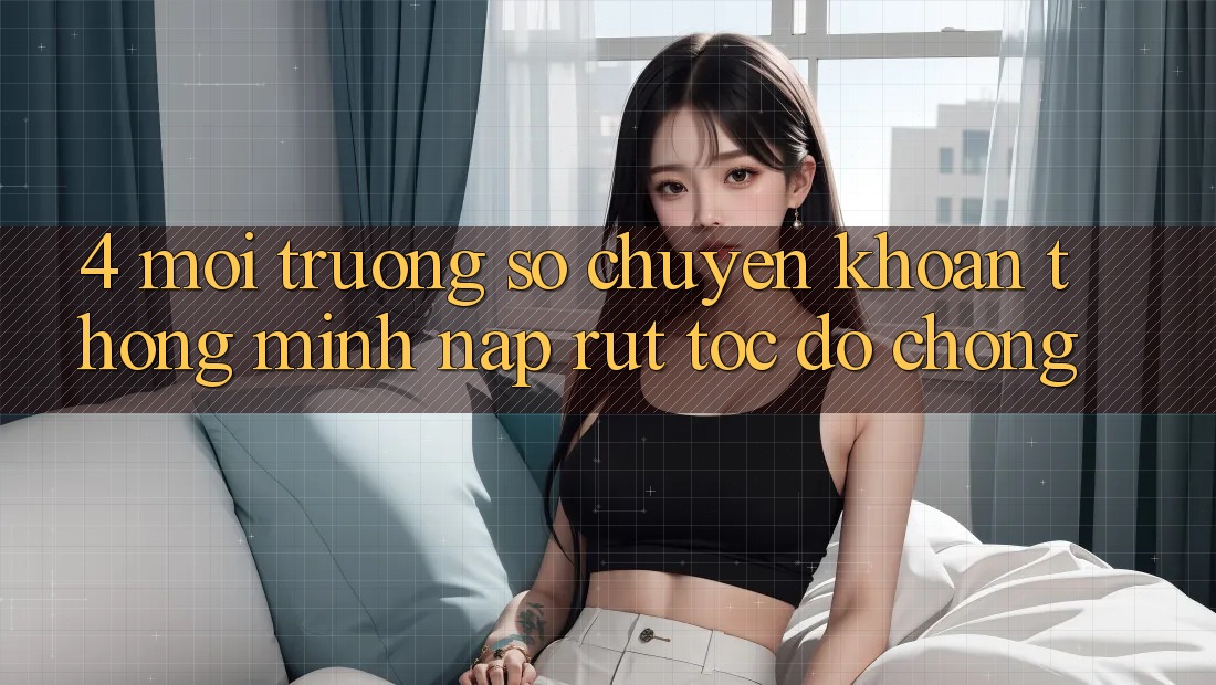 4. Môi trường số chuyển khoản thông minh, nạp rút tốc độ chóng 4. Môi trường số chuyển khoản thông minh, nạp rút tốc độ chóng