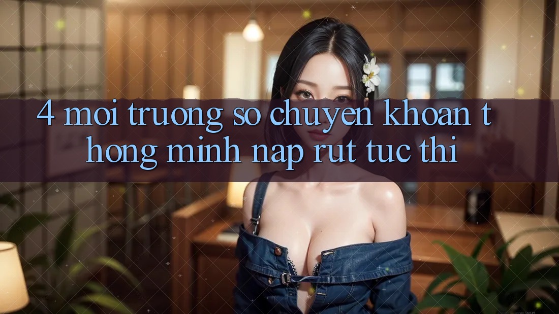 4. Môi trường số chuyển khoản thông minh, nạp rút tức thì