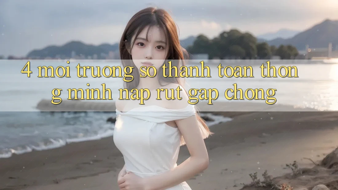 4. Môi trường số thanh toán thông minh, nạp rút gấp chóng 4. Môi trường số thanh toán thông minh, nạp rút gấp chóng
