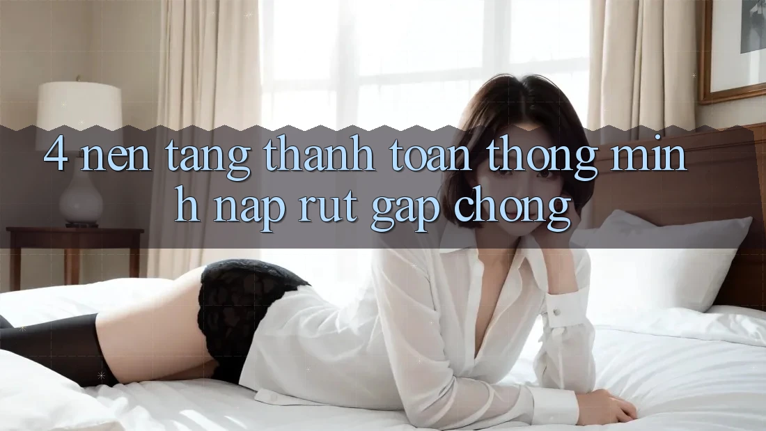 4. Nền tảng thanh toán thông minh, nạp rút gấp chóng 4. Nền tảng thanh toán thông minh, nạp rút gấp chóng
