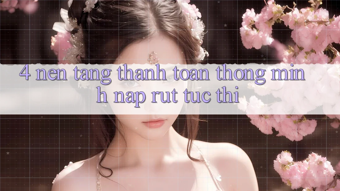 4. Nền tảng thanh toán thông minh, nạp rút tức thì
