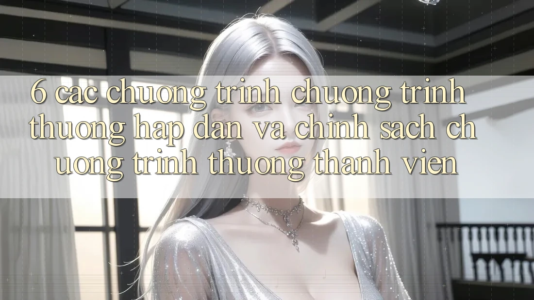 6. Các chương trình chương trình thưởng hấp dẫn và chính sách chương trình thưởng thành viên