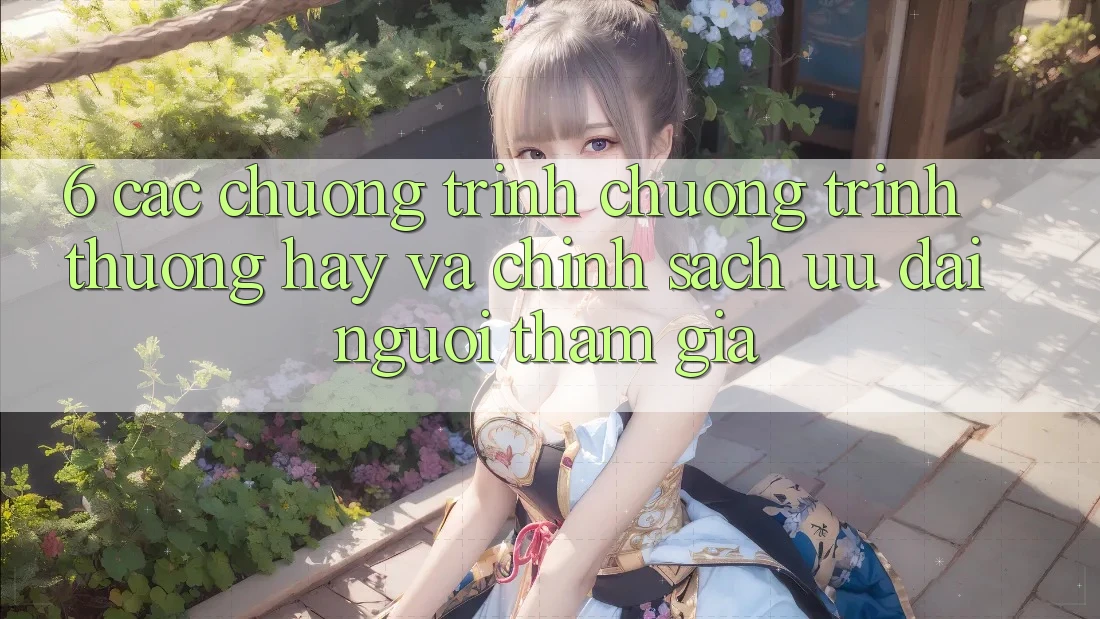 6. Các chương trình chương trình thưởng hay và chính sách ưu đãi người tham gia 6. Các chương trình chương trình thưởng hay và chính sách ưu đãi người tham gia