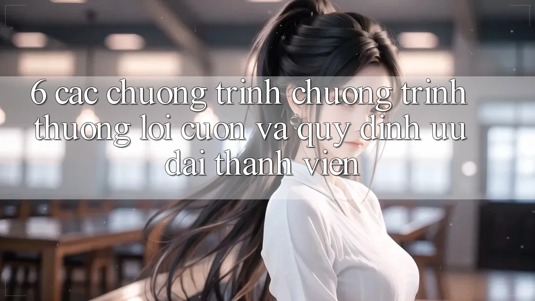 6. Các chương trình chương trình thưởng lôi cuốn và quy định ưu đãi thành viên