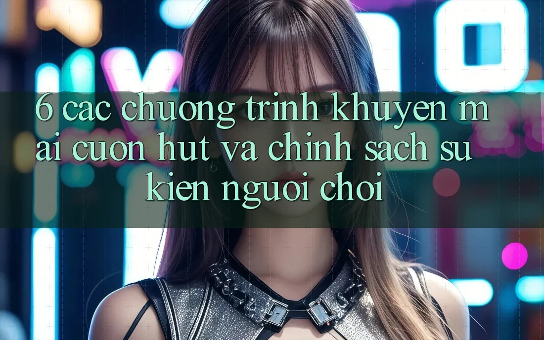 6. Các chương trình khuyến mãi cuốn hút và chính sách sự kiện người chơi 6. Các chương trình khuyến mãi cuốn hút và chính sách sự kiện người chơi