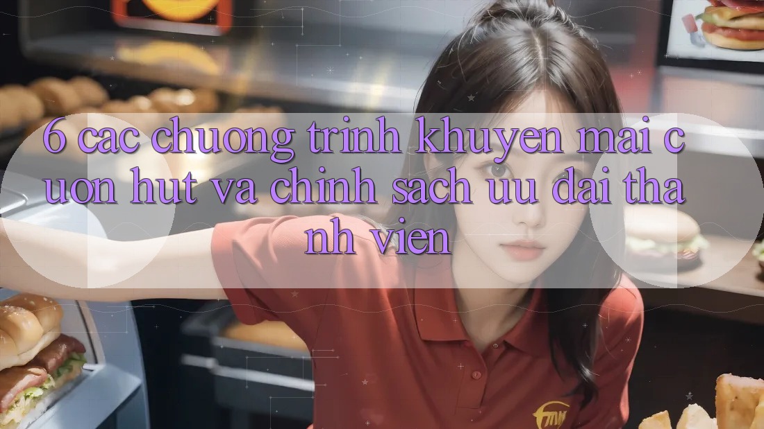 6. Các chương trình khuyến mãi cuốn hút và chính sách ưu đãi thành viên 6. Các chương trình khuyến mãi cuốn hút và chính sách ưu đãi thành viên