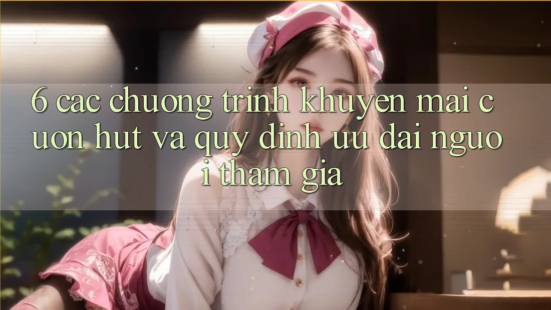 6. Các chương trình khuyến mãi cuốn hút và quy định ưu đãi người tham gia