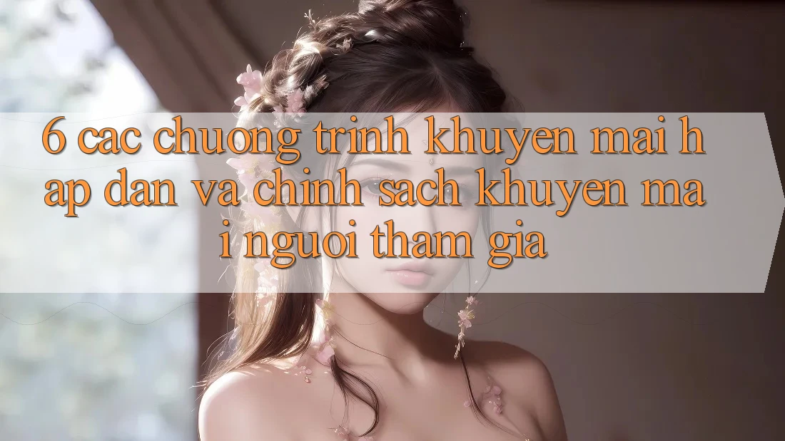 6. Các chương trình khuyến mãi hấp dẫn và chính sách khuyến mãi người tham gia 6. Các chương trình khuyến mãi hấp dẫn và chính sách khuyến mãi người tham gia