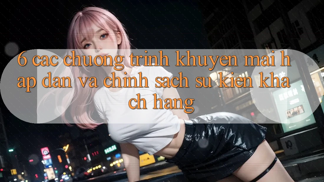 6. Các chương trình khuyến mãi hấp dẫn và chính sách sự kiện khách hàng
