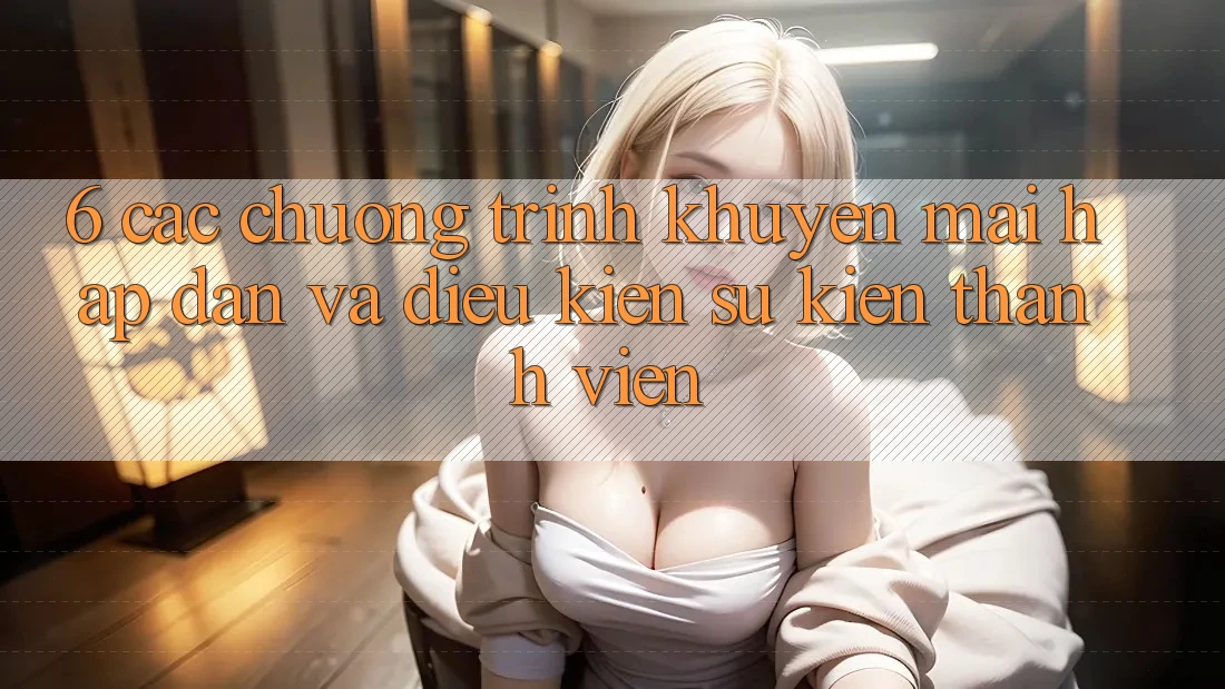 6. Các chương trình khuyến mãi hấp dẫn và điều kiện sự kiện thành viên 6. Các chương trình khuyến mãi hấp dẫn và điều kiện sự kiện thành viên