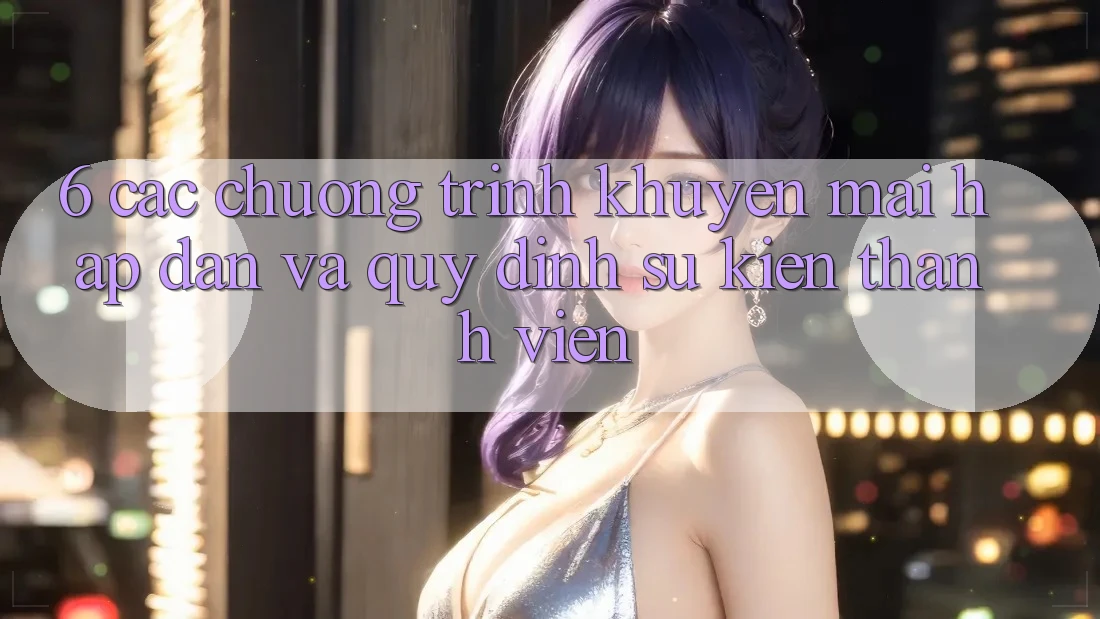 6. Các chương trình khuyến mãi hấp dẫn và quy định sự kiện thành viên 6. Các chương trình khuyến mãi hấp dẫn và quy định sự kiện thành viên
