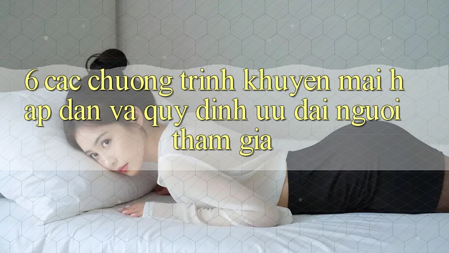 6. Các chương trình khuyến mãi hấp dẫn và quy định ưu đãi người tham gia 6. Các chương trình khuyến mãi hấp dẫn và quy định ưu đãi người tham gia