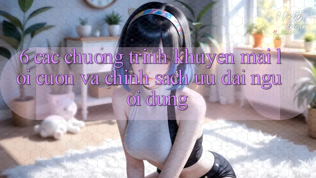 6. Các chương trình khuyến mãi lôi cuốn và chính sách ưu đãi người dùng 6. Các chương trình khuyến mãi lôi cuốn và chính sách ưu đãi người dùng