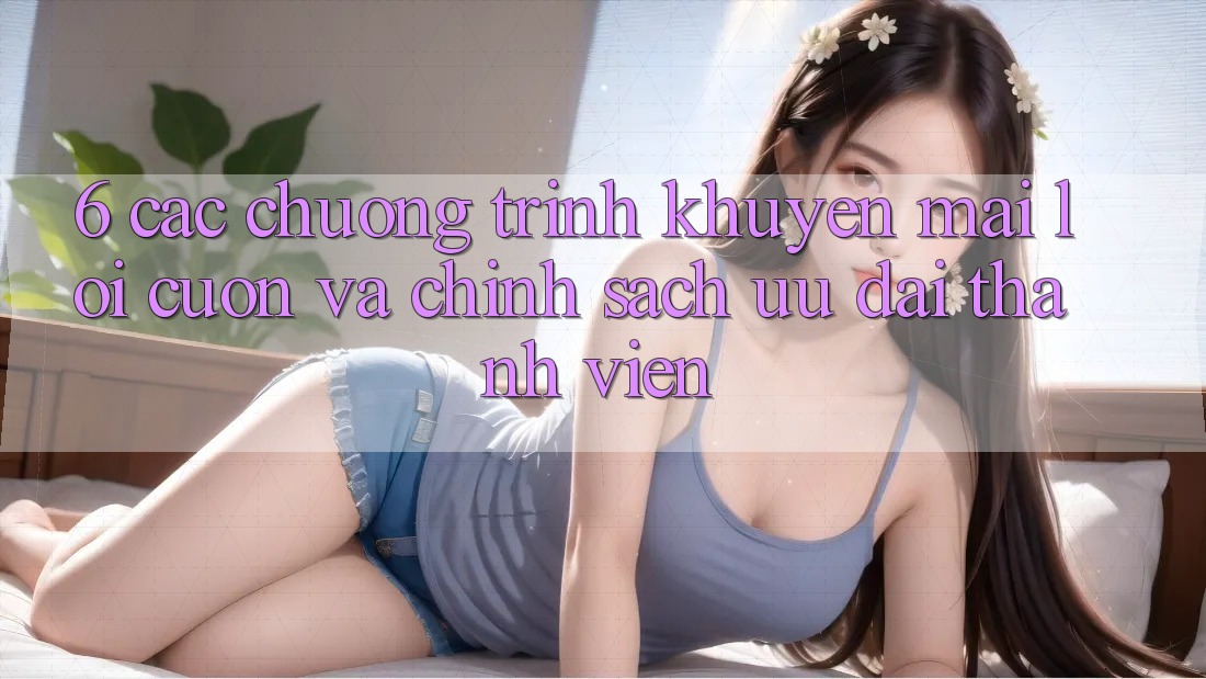 6. Các chương trình khuyến mãi lôi cuốn và chính sách ưu đãi thành viên
