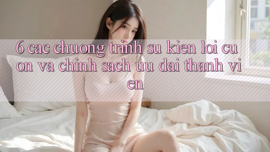 6. Các chương trình sự kiện lôi cuốn và chính sách ưu đãi thành viên 6. Các chương trình sự kiện lôi cuốn và chính sách ưu đãi thành viên