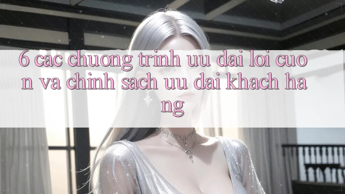 6. Các chương trình ưu đãi lôi cuốn và chính sách ưu đãi khách hàng 6. Các chương trình ưu đãi lôi cuốn và chính sách ưu đãi khách hàng