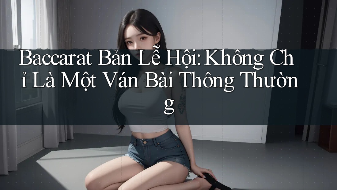 Baccarat Bản Lễ Hội: Không Chỉ Là Một Ván Bài Thông Thường Baccarat Bản Lễ Hội: Không Chỉ Là Một Ván Bài Thông Thường