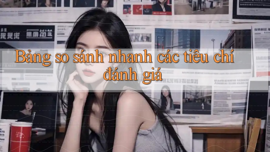 Bảng so sánh nhanh các tiêu chí đánh giá Bảng so sánh nhanh các tiêu chí đánh giá