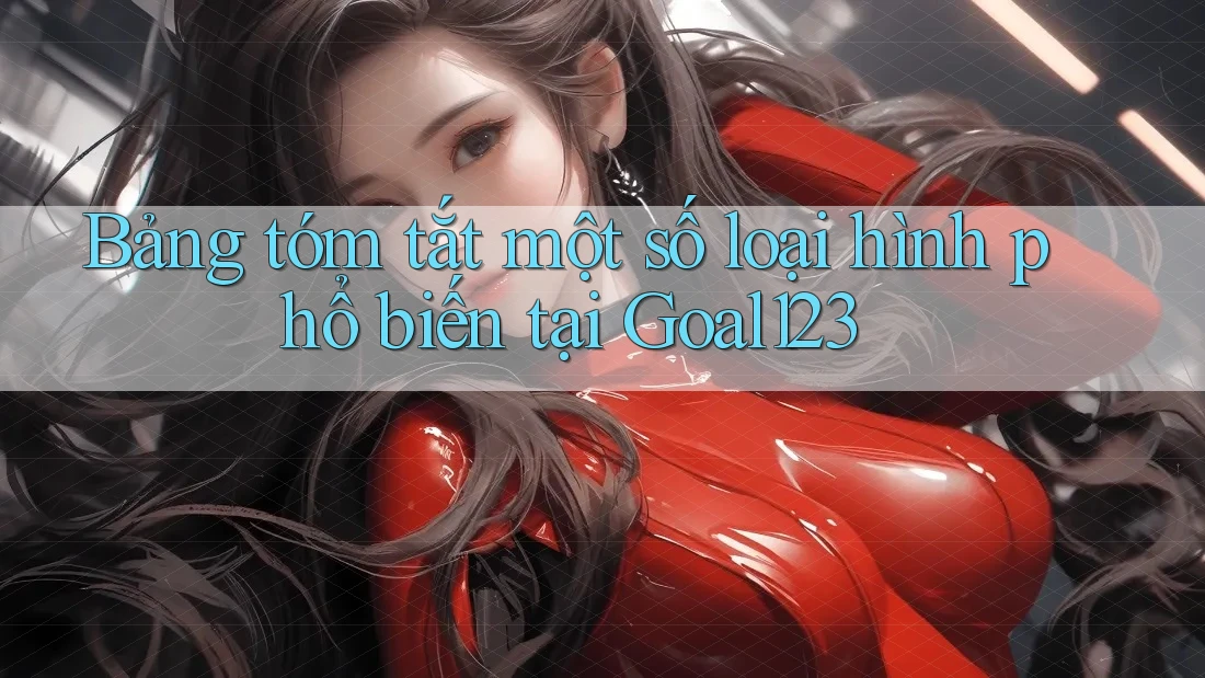 Bảng tóm tắt một số loại hình phổ biến tại Goal123