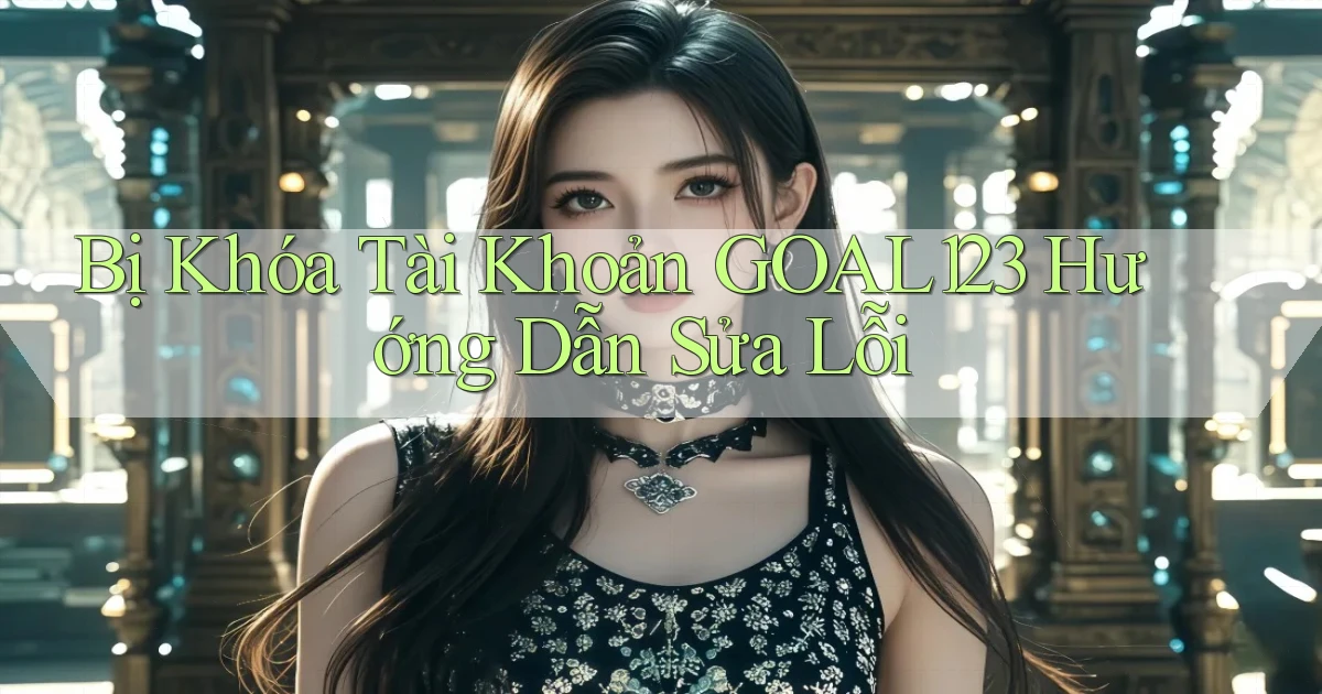 bị khóa tài khoản goal123 hướng dẫn sửa lỗi