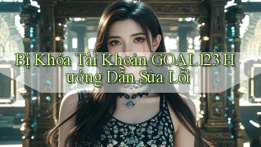 bị khóa tài khoản goal123 hướng dẫn sửa lỗi