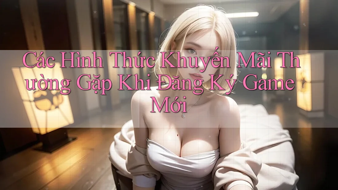 Các Hình Thức Khuyến Mãi Thường Gặp Khi Đăng Ký Game Mới