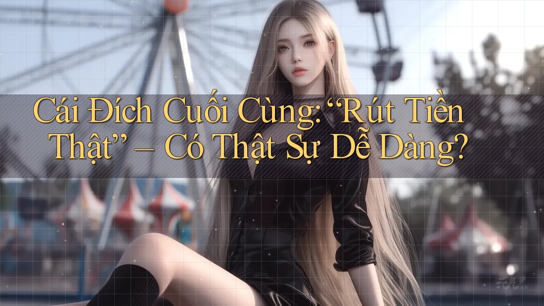Cái Đích Cuối Cùng: “Rút Tiền Thật” – Có Thật Sự Dễ Dàng?
