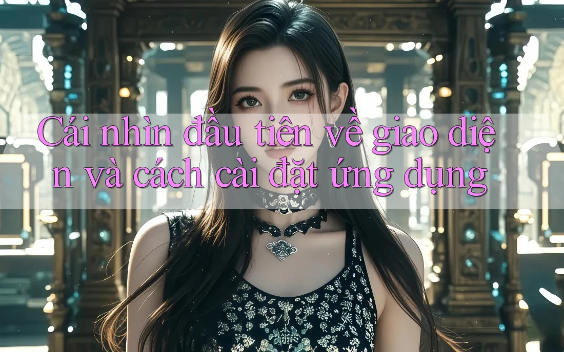 Cái nhìn đầu tiên về giao diện và cách cài đặt ứng dụng
