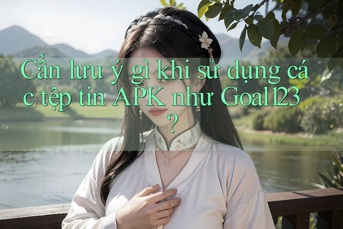 Cần lưu ý gì khi sử dụng các tệp tin APK như Goal123?