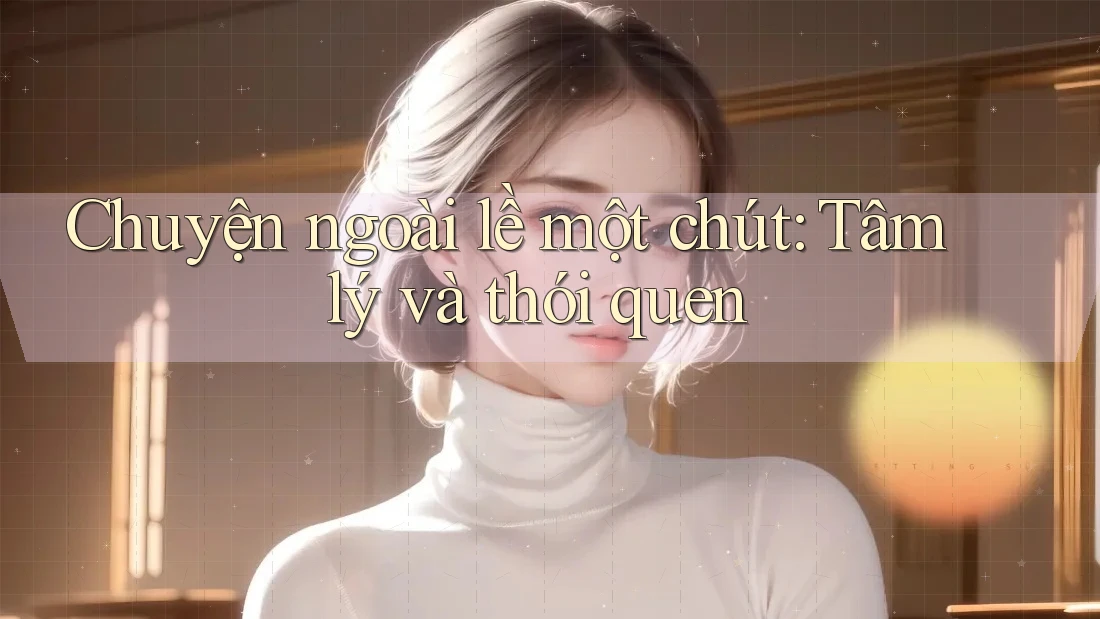 Chuyện ngoài lề một chút: Tâm lý và thói quen Chuyện ngoài lề một chút: Tâm lý và thói quen