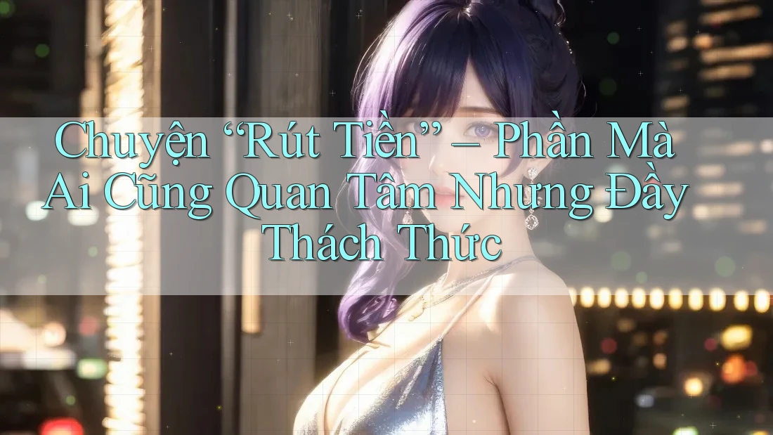 Chuyện “Rút Tiền” – Phần Mà Ai Cũng Quan Tâm Nhưng Đầy Thách Thức