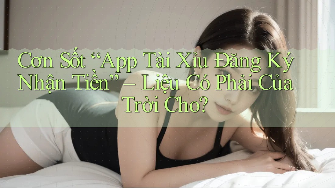 Cơn Sốt “App Tài Xỉu Đăng Ký Nhận Tiền” – Liệu Có Phải Của Trời Cho?